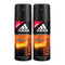 Adidas Deep Energy Deodorant Body Spray, 150ml (Pack of 2)