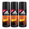 Adidas Deep Energy Deodorant Body Spray, 150ml (Pack of 3)