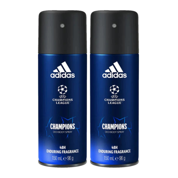 Adidas UEFA Champions Deodorant Body Spray, 150ml (Pack of 2)