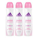 Adidas Control Ultra Protection Cool & Care Spray, 150ml (Pack of 3)