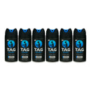 Tag Sport Fearless - Fine Fragrance Body Spray, 3.5oz. (Pack of 6)