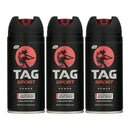 Tag Sport Power - Fine Fragrance Body Spray, 3.5oz. (Pack of 3)