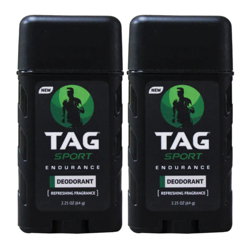 Tag Sport Endurance Deodorant Stick, 2.25oz (Pack of 2)