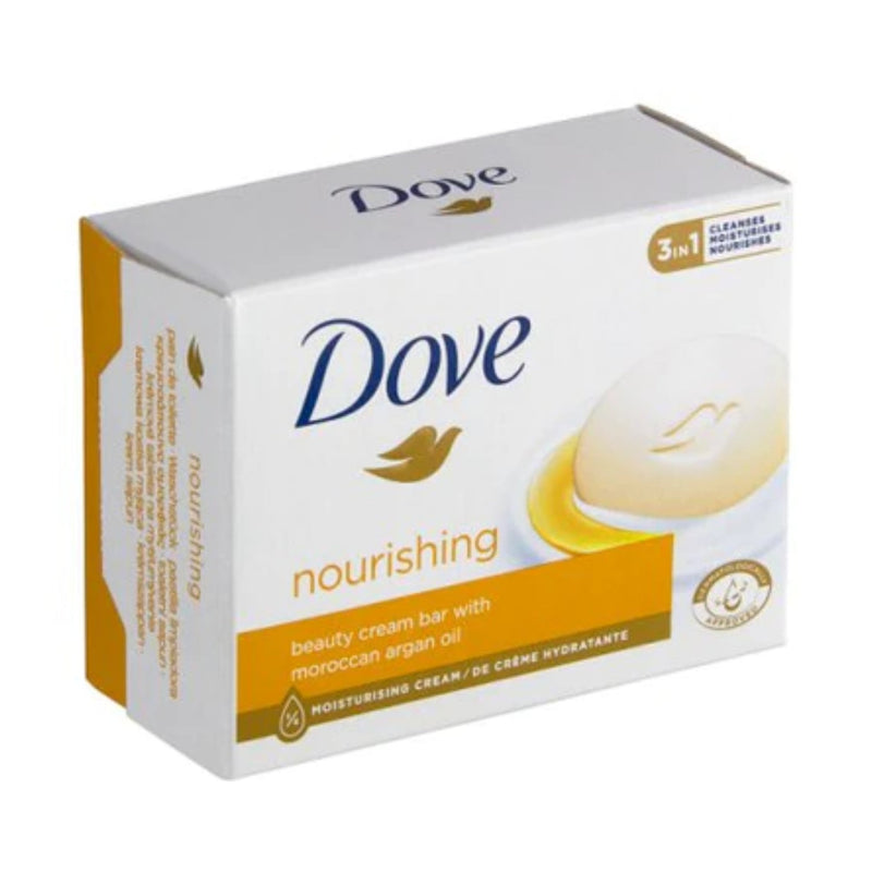 Dove Nourishing Beauty Bar w/ Moroccan Argan Oil, 3.17oz (Pack of 2)