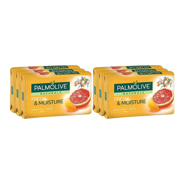 Palmolive Fresh & Moisture Citrus & Cream Soap, 3ct. 240g (Pack of 2)