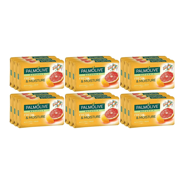 Palmolive Fresh & Moisture Citrus & Cream Soap, 3ct. 240g (Pack of 6)