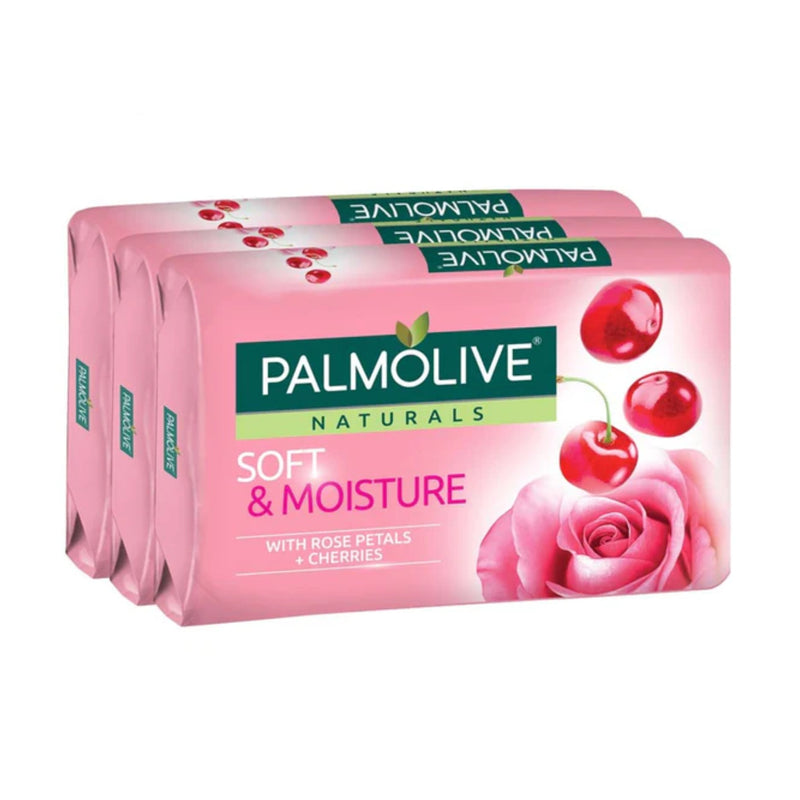 Palmolive Soft & Moisture Rose Petals Cherries, 3ct. 240g