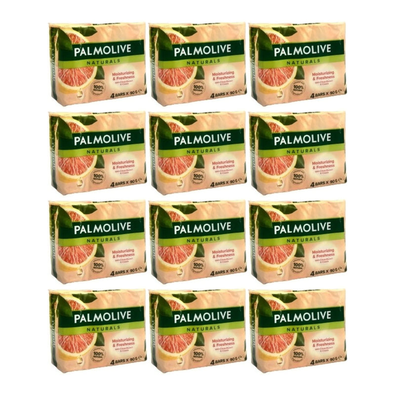 Palmolive Moisturizing Freshness Citrus Cream, 4 ct. 360g (Pack of 12)