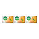 Dettol Re-Energize Antibacterial Soap Bar, 3.5oz (100g) (Pack of 3)