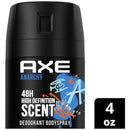 Axe Anarchy for Him Dark Pomegranate & Sandalwood Body Spray, 4oz (Pack of 2)