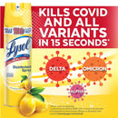 Lysol Disinfectant Spray - Lemon Breeze Scent, 19oz. (Pack of 2)