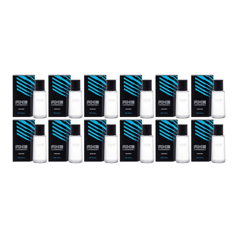 Axe Ice Chill Aftershave Cooling Mint 3.4oz (100ml) (Pack of 12)