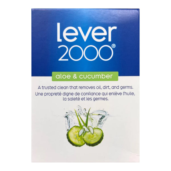 Lever 2000 Aloe & Cucumber Bar Soap, 3.75oz (106.3g)