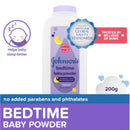 Johnson's Bedtime Baby Powder, 200gm (Pack of 12)
