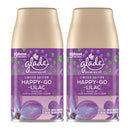 Glade Automatic Spray Refill - Happy-Go-Lilac Scent, 6.2oz (175g) (Pack of 2)