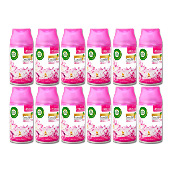 Air Wick Freshmatic Automatic Spray Refill Magnolia & Cherry, 250ml (Pack of 12)