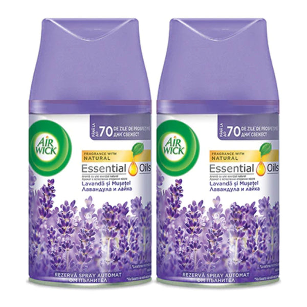 Air Wick Freshmatic Automatic Spray Refill Lavender Chamomile, 250ml (Pack of 2)