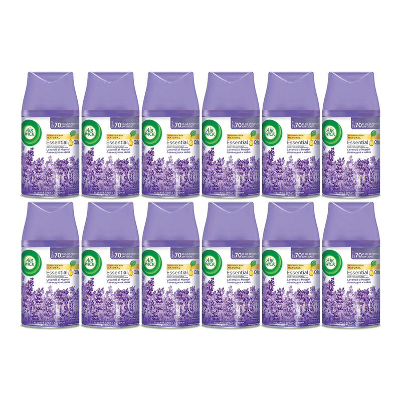 Air Wick Freshmatic Automatic Spray Refill Lavender Chamomile 250ml (Pack of 12)