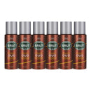 Brut Oud Deodorant Spray Efficacite Longue Duree, 200ml (Pack of 6)