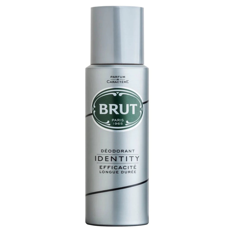 Brut Identity Deodorant Spray Efficacite Longue Duree, 200ml