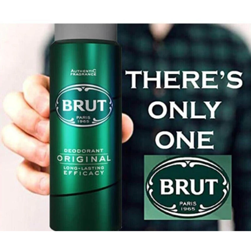 Brut Original Deodorant Spray Efficacite Longue Duree, 200ml (Pack of 12)