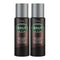 Brut Musk Deodorant Spray Efficacite Longue Duree 200ml (Pack of 2)