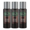 Brut Musk Deodorant Spray Efficacite Longue Duree 200ml (Pack of 3)