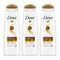 Dove Anti-Frizz Oil Therapy Shampoo, 12 Fl. Oz. (355ml) (Pack of 3)