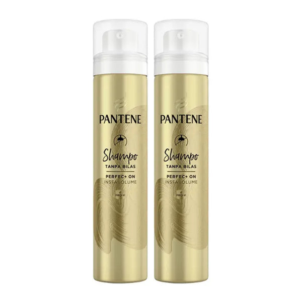 Pantene Pro-V Shampo Tanpa Bilas Perfec+ On (Dry Shampoo), 65ml (Pack of 2)