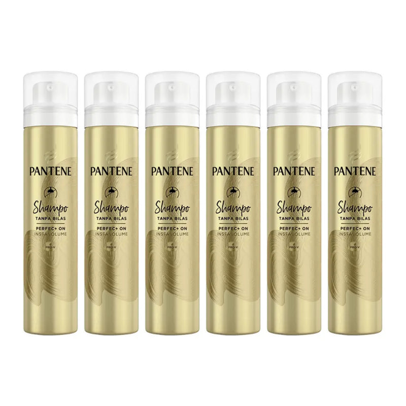 Pantene Pro-V Shampo Tanpa Bilas Perfec+ On (Dry Shampoo), 65ml (Pack of 6)