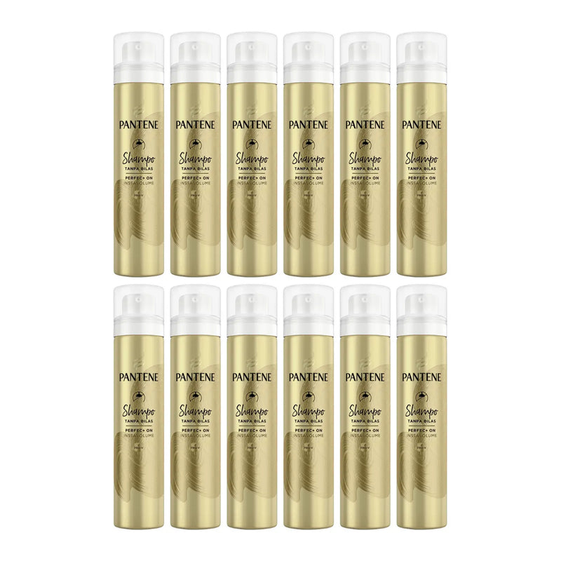 Pantene Pro-V Shampo Tanpa Bilas Perfec+ On (Dry Shampoo), 65ml (Pack of 12)