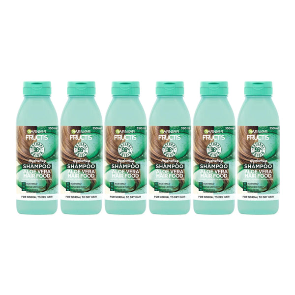 Garnier Fructis Hair Food Aloe Vera Hydrating Shampoo, 11.8oz 350ml (Pack of 6)