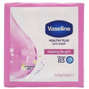 Vaseline Healthy Plus Bar Soap - Healthy Bright Vitamin B3, (3x75g) (Pack of 12)
