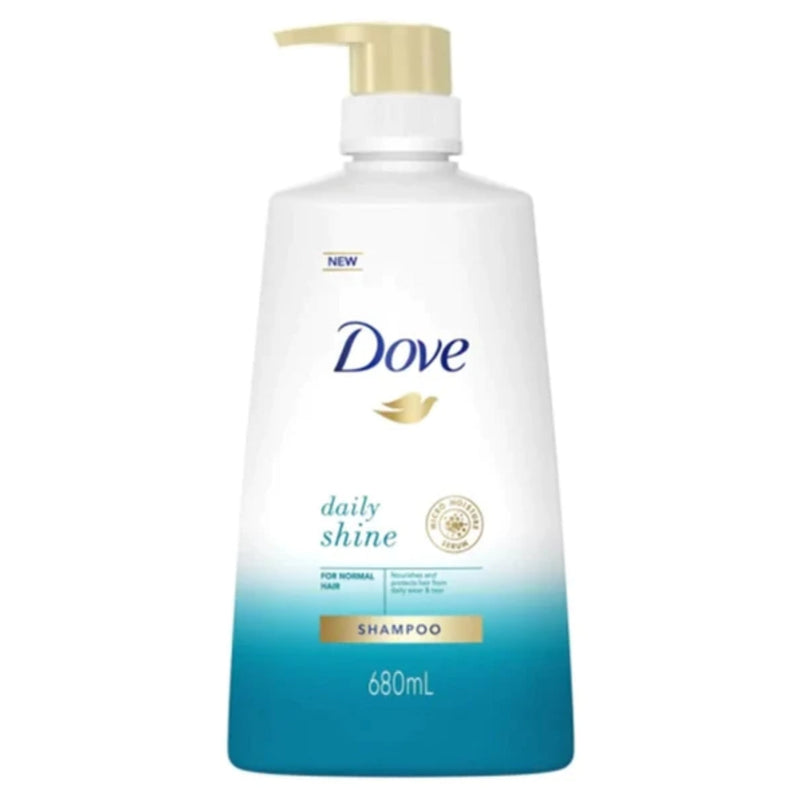 Dove Ultra Care Daily Shine Shampoo for Dull Hair, 23oz (680ml) (Pack of 2)