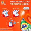 Tide Matic Front Load Liquid Laundry Detergent, 850ml (Pack of 3)