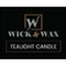 Wick & Wax Vanilla Tealight Candle, 30 Count