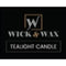 Wick & Wax Vanilla Tealight Candle, 30 Count (Pack of 2)