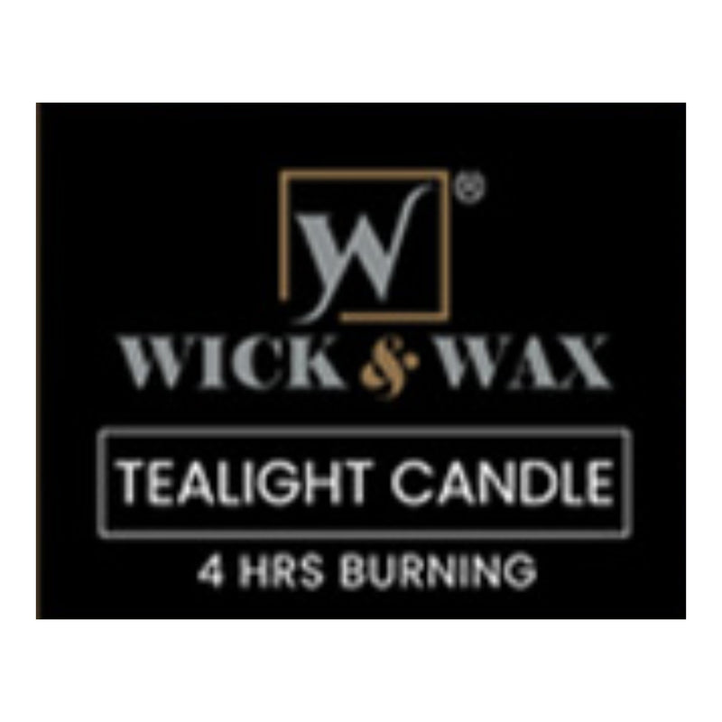 Wick & Wax Fresh Linen Scent Jumbo Tealight Candle, 6 Count (Pack of 12)