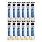 Wick & Wax Unscented 10" Blue Taper Candle, 3 Count (Pack of 12)