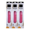 Wick & Wax Unscented 10" Pink Taper Candle, 3 Count (Pack of 3)