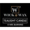 Wick & Wax Angel Orchid Scent Jumbo Tealight Candle, 6 Count