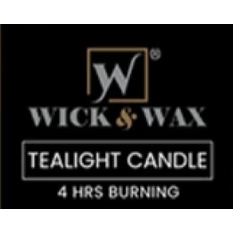 Wick & Wax Vanilla Scent Jumbo Tealight Candle, 6 Count (Pack of 3)