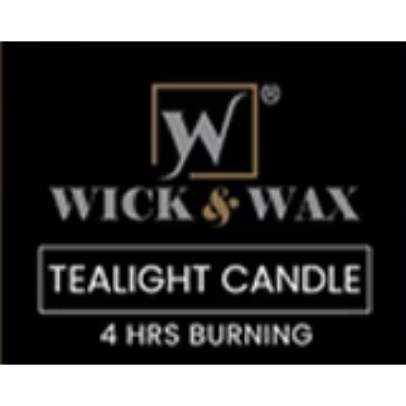 Wick & Wax Aqua Breeze Scent Jumbo Tealight Candle, 6 Count