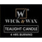 Wick & Wax Blue Berry Scent Jumbo Tealight Candle, 6 Count (Pack of 12)