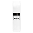 8" Tall White Candle 7 Day White Prayer Glass Candle Unscented 10oz