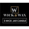 Wick & Wax Pine Scented 3-Wick Jar Candle, 14oz (Pack of 3)