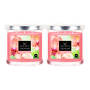 Wick & Wax Angel Orchid Scented 3-Wick Jar Candle, 14oz (Pack of 2)
