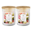Wick & Wax Floral Bouquet 2-Wick Jar Candle, 9oz (Pack of 2)