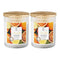 Wick & Wax Citrus Splash 2-Wick Jar Candle, 9oz (Pack of 2)