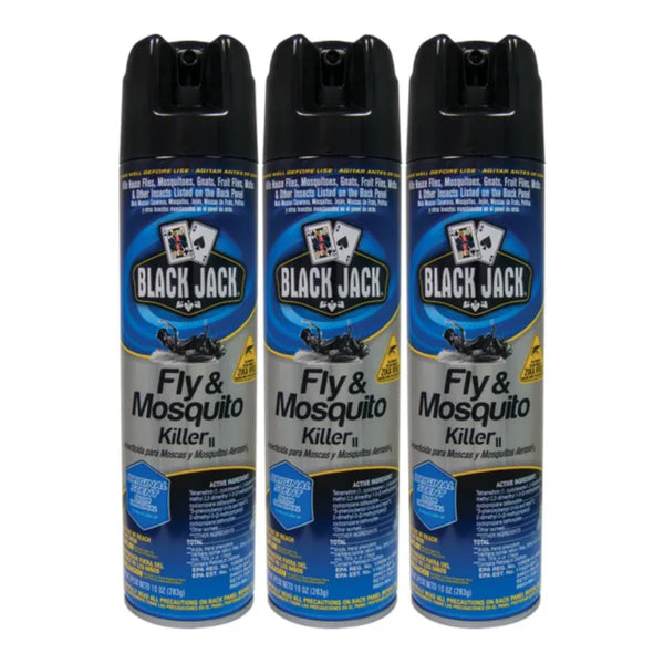 Black Jack Fly & Mosquito Killer - Original Scent, 10oz. (283g) (Pack of 3)